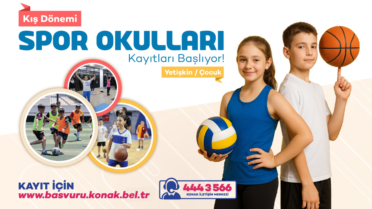 Konak’ta Spor Okullarında Kış Dönemi Başladı