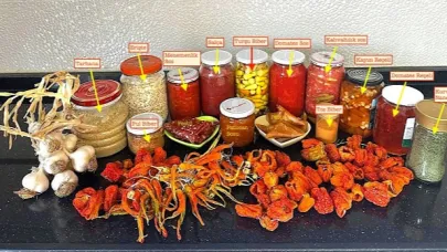 Yazdan kışa odun ateşinde menemen sosu