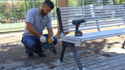 Bayraklı'da parklar yenileniyor