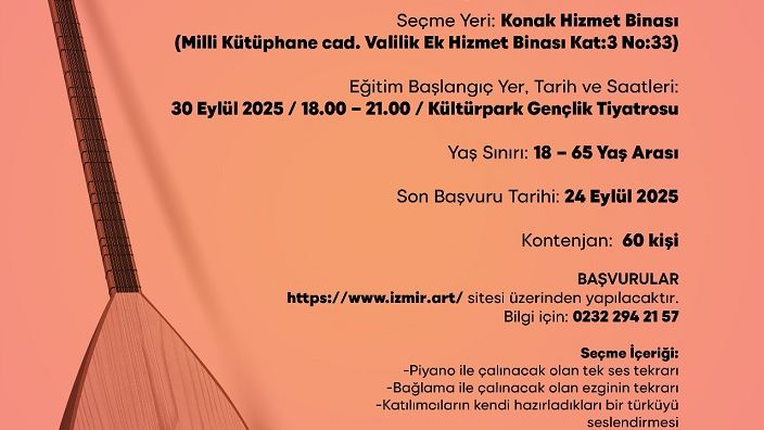 İzmir’de Yeni Sanat Eğitimi Sezonu Başlıyor
