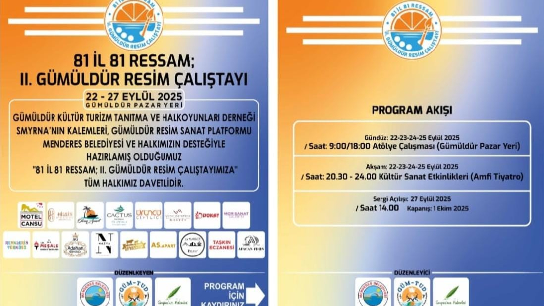 81 İlden 81 Ressam Menderes’te Buluşuyor