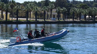 Urla’da deprem ve tsunami tatbikatı nefes kesti