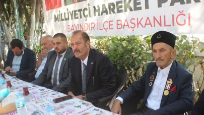 MHP’li Osmanağaoğlu Bayındır’da Muhtar ve Gazilerle Buluştu