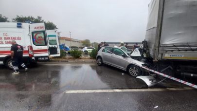 Manisa’da Zincirleme Trafik Kazası: 1 Ölü, 2 Yaralı