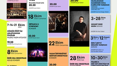 AASSM’de Ekim Ayı Sanatla Dolu