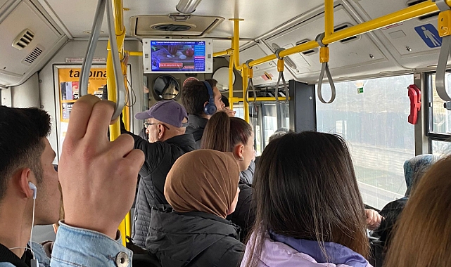 BAŞKENTE EGO  OTOBÜSÜNDE DEHŞET!