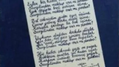 “MEKTUP YAZDIM HASAN’A HA HASAN’A HA SANA…”