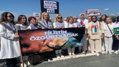 AK Parti’li kadınlardan Gazze için sessiz çığlık