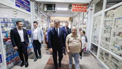 Başkan Tugay 6. Sanayi Sitesi esnafıyla buluştu