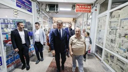 Başkan Tugay 6. Sanayi Sitesi esnafıyla buluştu