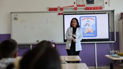 Bayraklı’da miniklere hijyen dersi