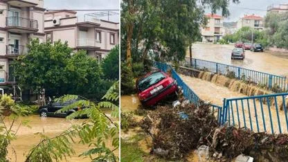 Foça’daki selde can kaybı 2’ye yükseldi