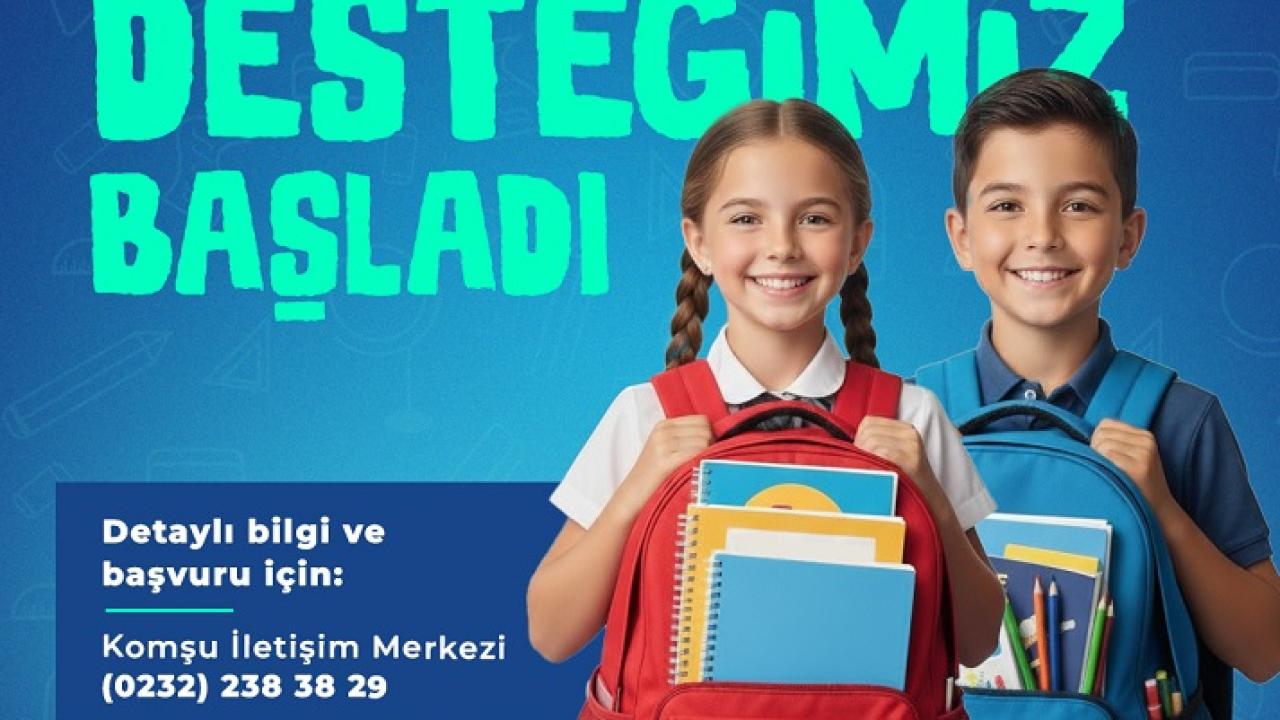 Narlıdere Belediyesi’nden Öğrencilere Eğitim Desteği