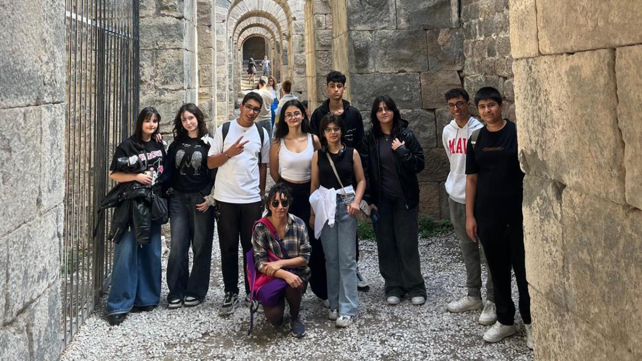 Öğrenciler Pergamon’da İngilizce Pratiği Yaptı