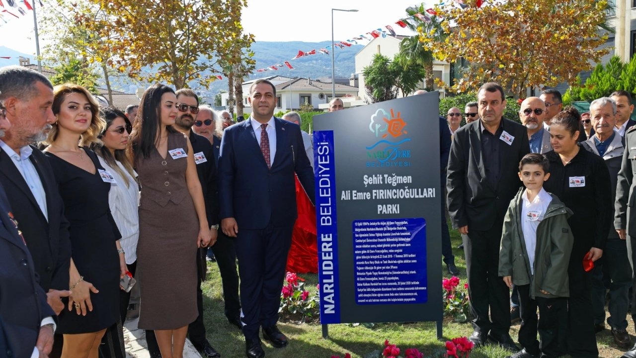 Şehit Teğmen'in adı Narlıdere'de yaşayacak