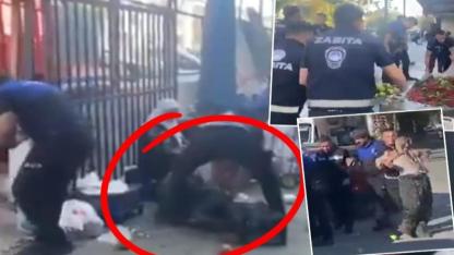 Turgutlu’da zabıtadan seyyar satıcı kadına sert müdahale!