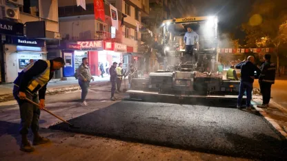 Başkan Eşki’den Gece Mesaisi
