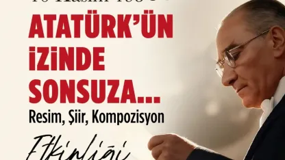 Efes Selçuk’ta Çocuklardan “Atatürk’ün İzinde” Sanat Etkinliği