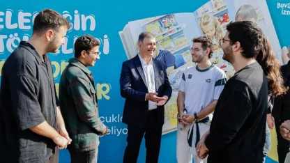 Miniklerle gençler buluşuyor