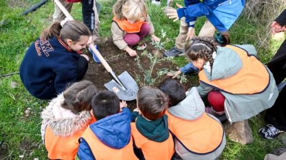 200 Zeytin Fidanı Toprakla Buluştu