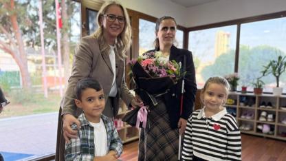 Burcu Öğretmene Anlamlı Ziyaret