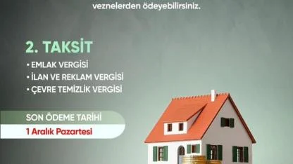 Çeşme Belediyesi’nden vergi uyarısı: Son gün 1 Aralık Pazartesi