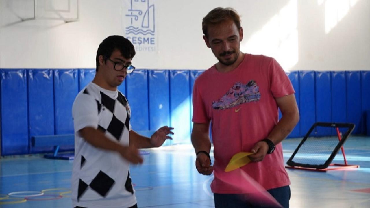Çeşme’de Özel Gereksinimli Çocuklara Engelsiz Spor Eğitimi