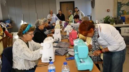 Efes Selçuk’ta Kadınlar Dikiş Atölyesinde Buluştu