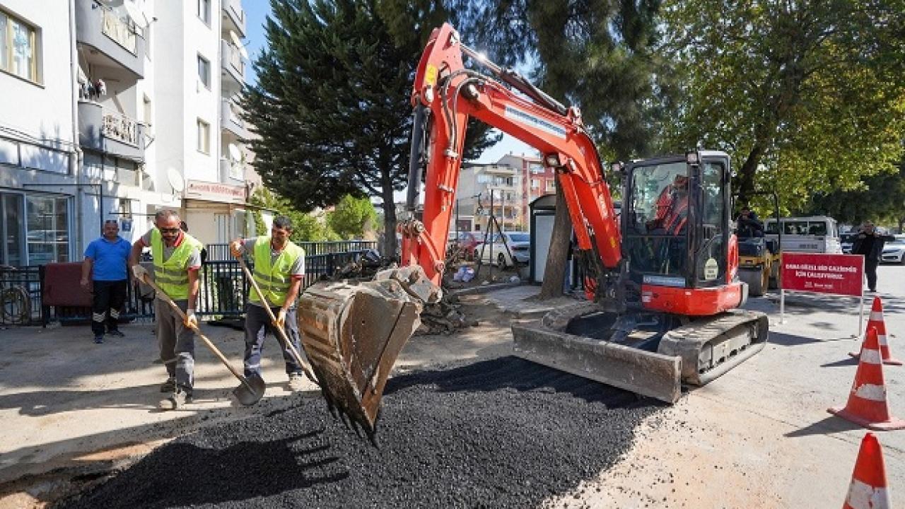 Gaziemir’de Asfalt Seferberliği
