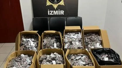 İzmir’de 168 bin sentetik hap ele geçirildi