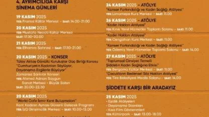 İzmir’de 25 Kasım Etkinlikleri Başlıyor