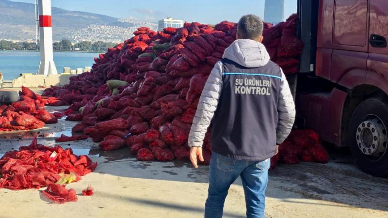 İzmir’de 27 Ton Kaçak Midye Ele Geçirildi