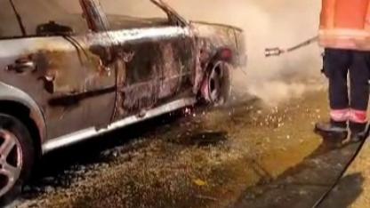 Konak Tünelleri’nde araç yangınına hızlı müdahale