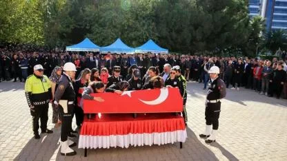 Şehit Polis İçin Tören Düzenlendi
