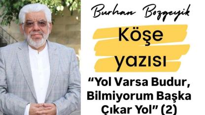 Yol Varsa Budur, Bilmiyorum Başka Çıkar Yol” (2)