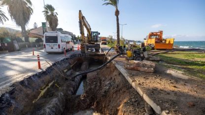 İzmir Mithatpaşa'da ana boru arızası için İZSU seferber oldu