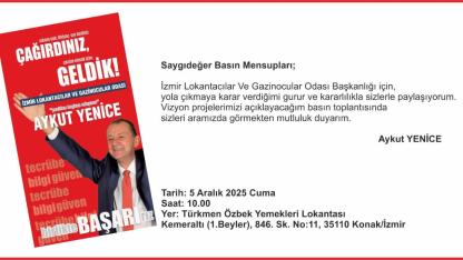 Aykut Yenice, Vizyon Projelerini Basınla Paylaşıyor