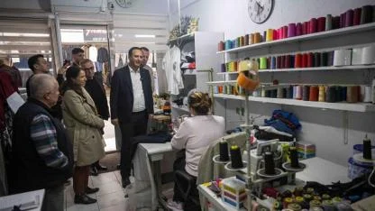 Başkan Eşki Çamdibi’nde Sorunları Yerinde İnceledi