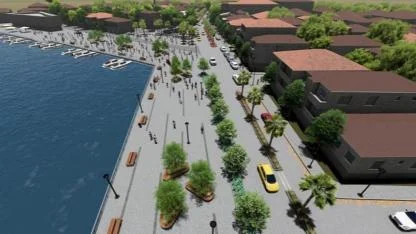 Çandarlı Meydanı Yenileniyo