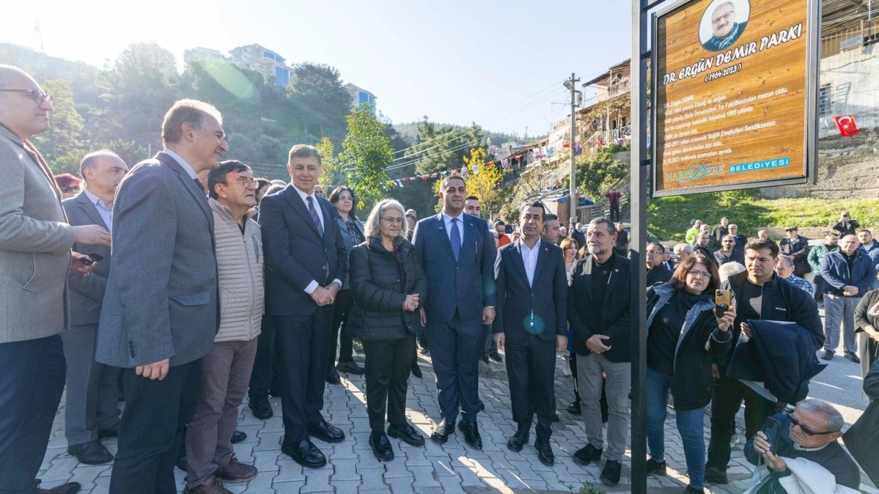Dr. Ergün Demir’in Adı Narlıdere’de Parkta Yaşatılacak