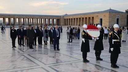 Ege Madencilerinden Atatürk’e Anıtkabir’de Bağlılık Sözü