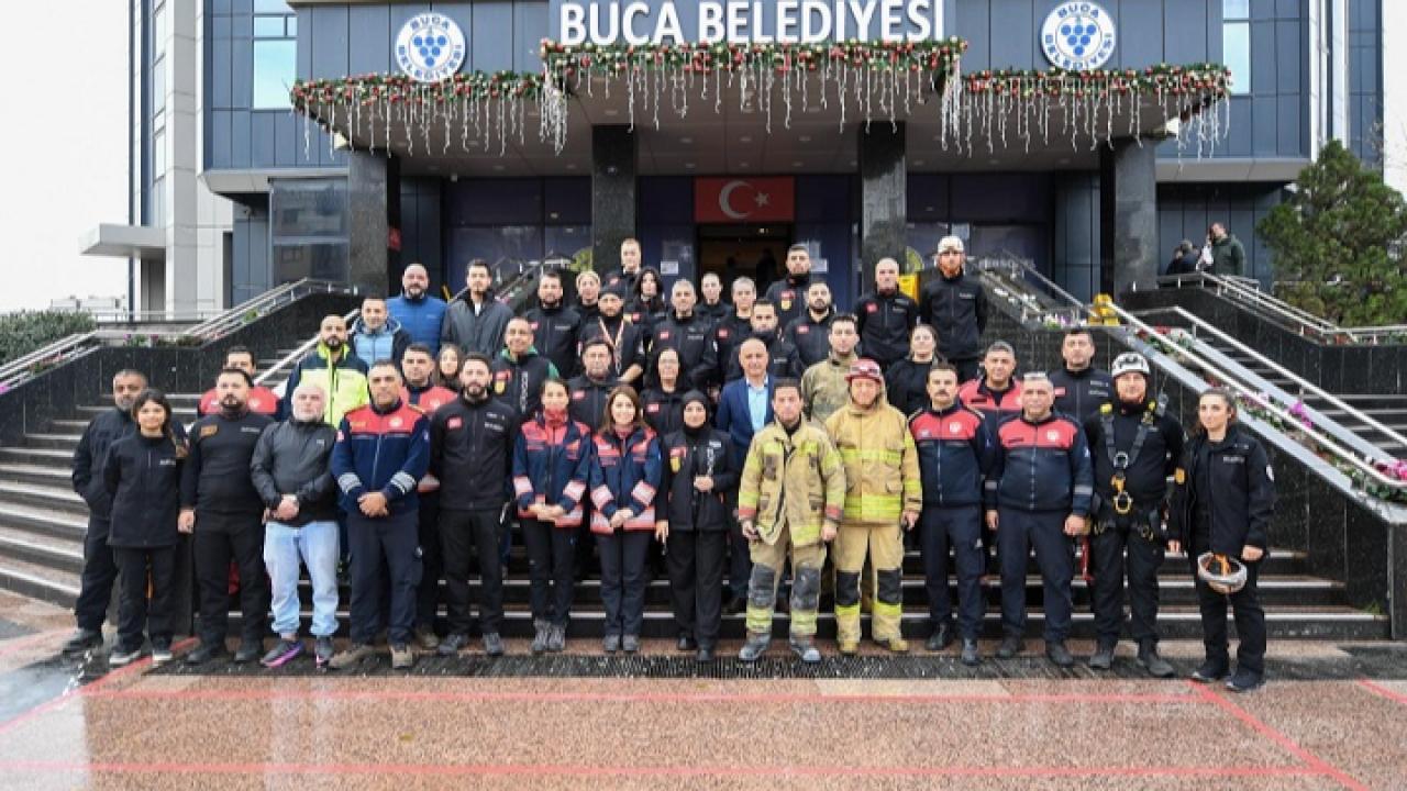 İzmir İtfaiyesi tatbikatta tam not aldı