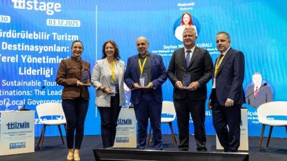 İzmir’e Sürdürülebilir Turizmde ‘Öncü Kuruluş’ Ödülü