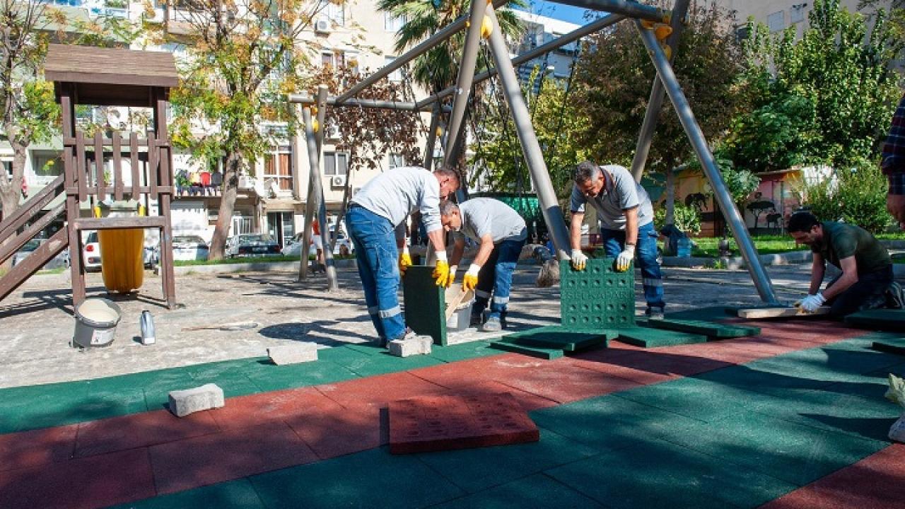 Karşıyaka’da 7 park yenilendi: Daha güvenli ve modern alanlar