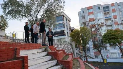 Merdivenli Park Baştan Aşağı Yenilendi