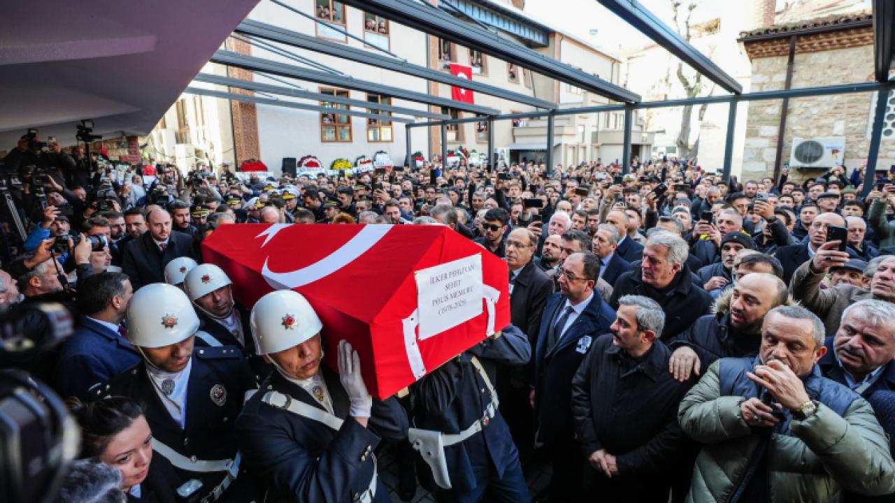 Şehit Olan 3 Polis Son Yolculuğuna Uğurlandı