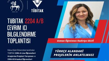 TÜBİTAK 2204 Programlarına yönelik çevrim içi bilgilendirme toplantıları tamamlandı.*