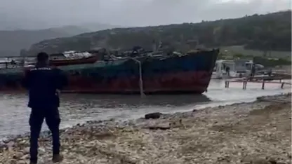 Urla’da izinsiz gemi sökümüne ceza