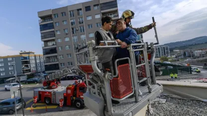 Engelliler için afet tatbikatı