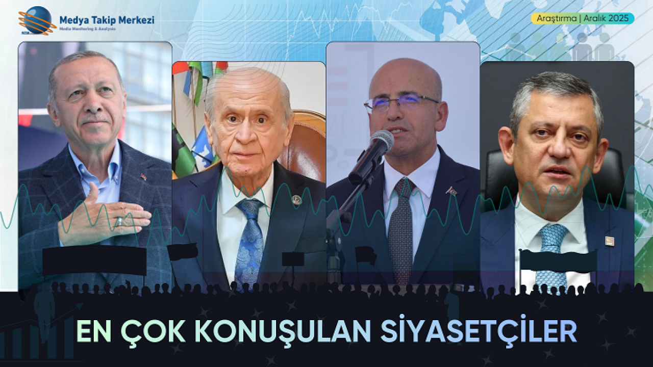 Aralık 2025’in En Çok Konuşulan Siyasetçileri Açıklandı